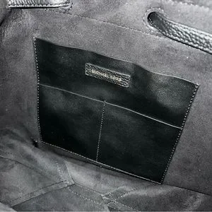 Michael Kors Junie Medium Flap Leather Backpack Black w/ Gold Tone Hardware MICHAEL Michael Kors | Bags | Michael Kors Junie Medium Flap  main image 2